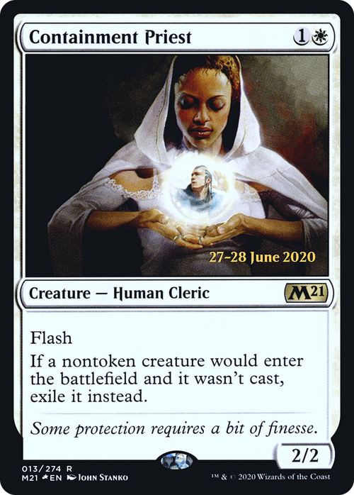 Containment Priest (PRE-13S) - Core Set 2021 Promos Foil