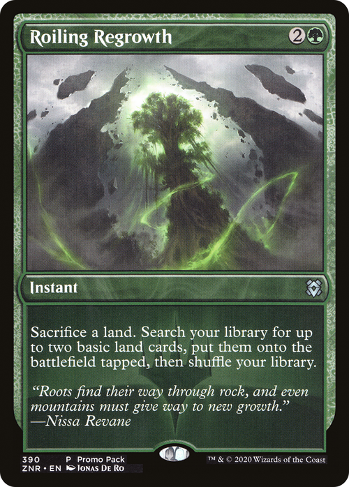 Roiling Regrowth (PPZNR-390) - Zendikar Rising