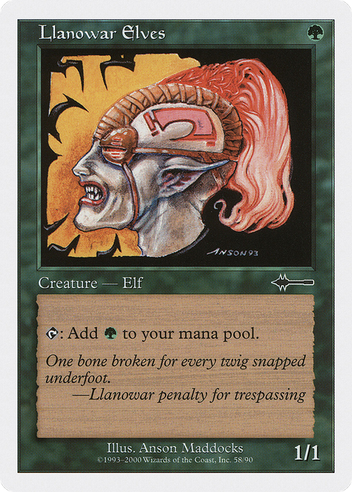 Llanowar Elves (BTD-058) - Beatdown Box Set