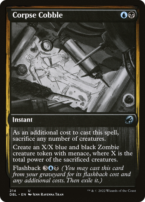 Corpse Cobble (DBL-214) - Innistrad: Double Feature Foil