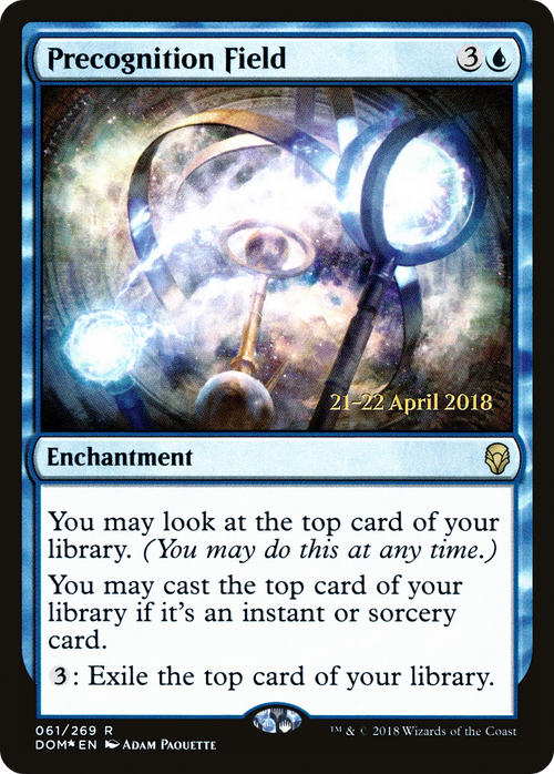 Precognition Field (PRE-61S) - Dominaria Promos Foil
