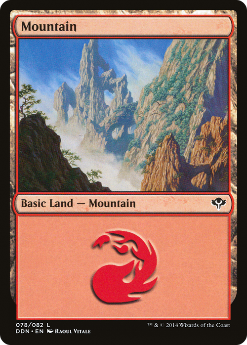 Mountain (078) (DDN-078) - Duel Decks: Speed vs. Cunning