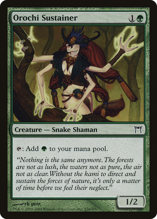 Orochi Sustainer (CHK-236) - Champions of Kamigawa
