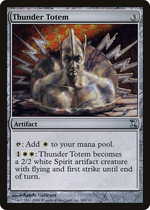 Thunder Totem (TSP-265) - Time Spiral Foil