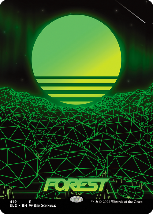 Forest (419) (SLD-419) - Secret Lair Drop (Borderless) Foil