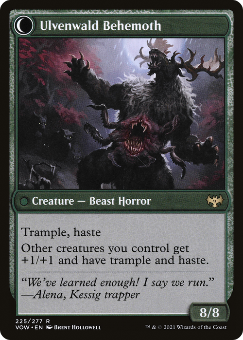 Ulvenwald Oddity (VOW-225) - Innistrad: Crimson Vow: (Double Faced Transform)