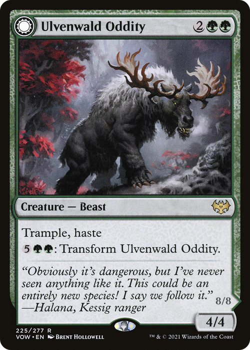 Ulvenwald Oddity (VOW-225) - Innistrad: Crimson Vow: (Double Faced Transform) Foil