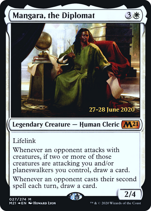 Mangara, the Diplomat (PRE-27S) - Core Set 2021 Promos Foil