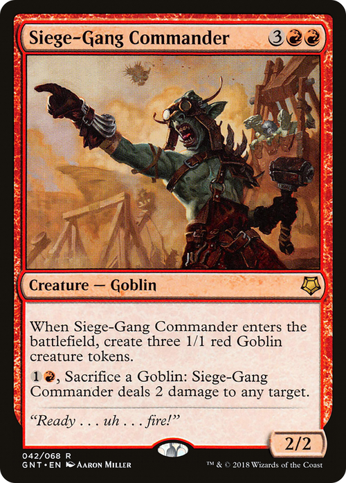 Siege-Gang Commander (GNT-042) - Game Night
