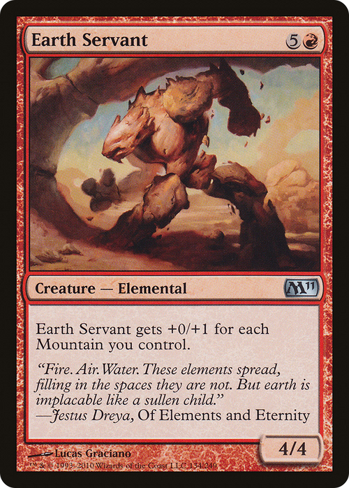 Earth Servant (M11-134) - Magic 2011 Foil
