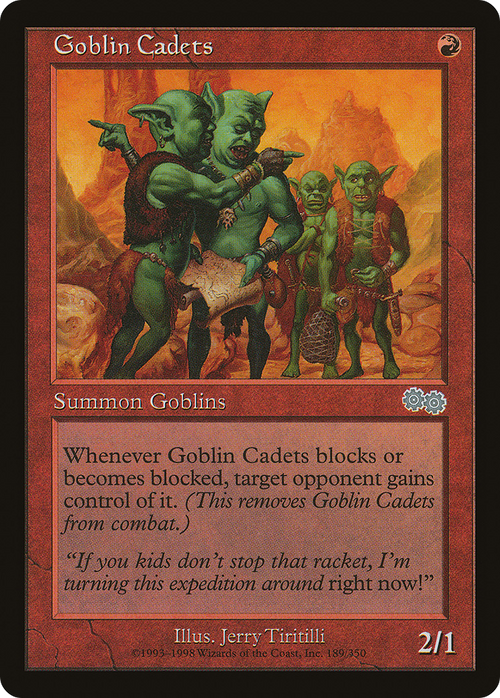 Goblin Cadets (USG-189) - Urza's Saga