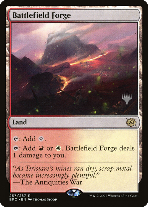 Battlefield Forge (PPBRO-257) - The Brothers' War Promos Foil
