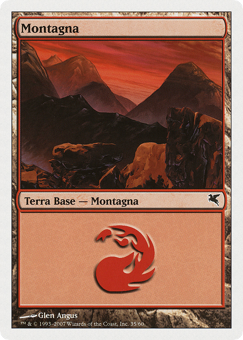 Mountain (Italian) - "Montagna" (K35) (PSAL-K35) - Salvat 2005