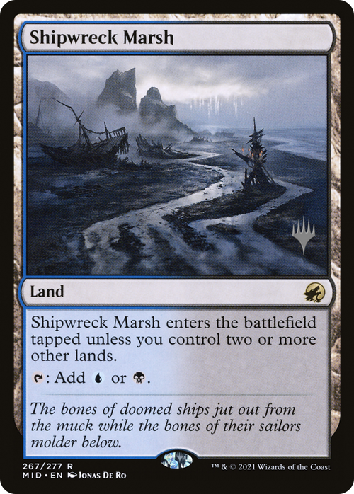 Shipwreck Marsh (PPMID-267P) - Innistrad: Midnight Hunt Promos Foil