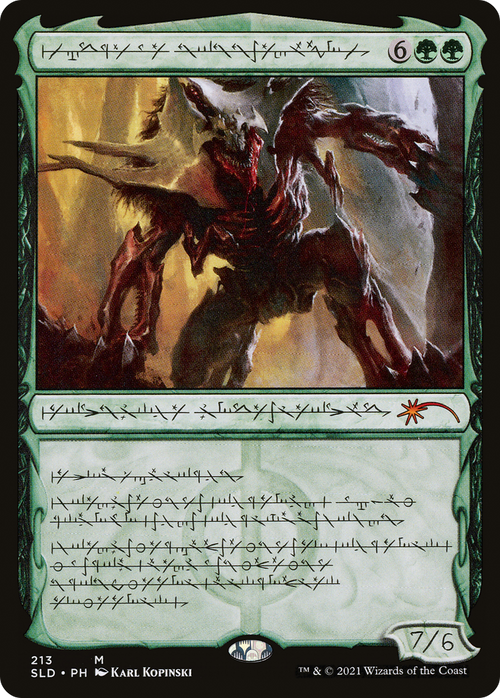 Vorinclex, Voice of Hunger (Phyrexian) (SLD-213) - Secret Lair Drop