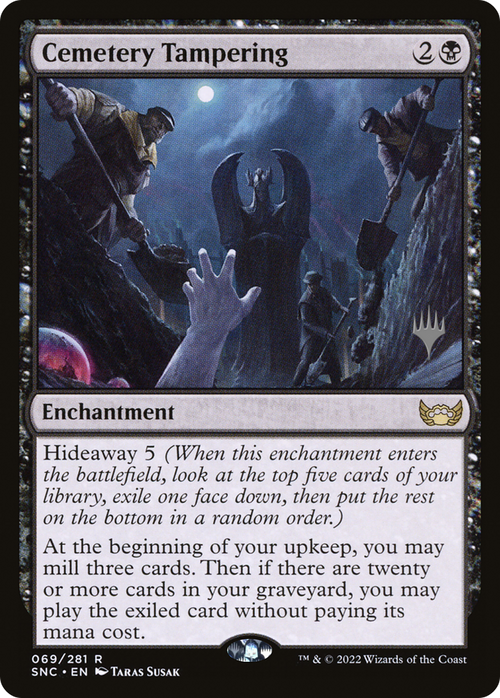 Cemetery Tampering (PPSNC-069) - Streets of New Capenna Promos Foil