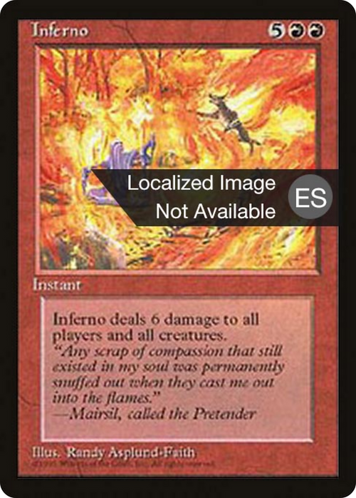 Inferno (4BB-) - Fourth Edition Foreign Black Border