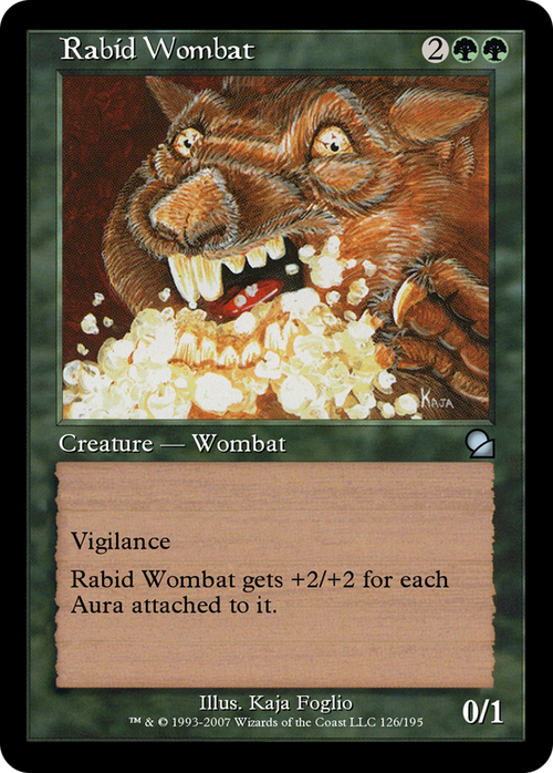 Rabid Wombat (ME1-126) - Masters Edition Foil