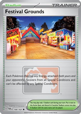 Festival Grounds (League Promo) 149/167  - Reverse Holofoil League & Championship Cards - Uncommon