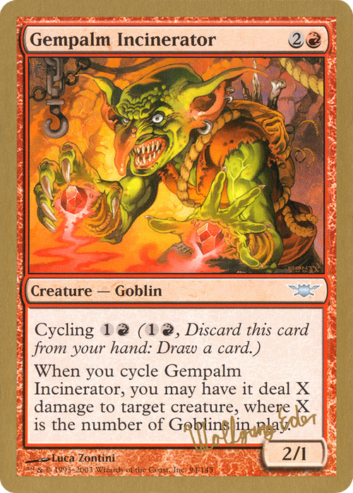 Gempalm Incinerator (WCD-WE94) - World Championship Decks 2003