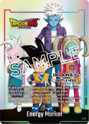 Energy Marker (E-27) (Dragon Ball Games Battle Hour 2025 Promo Card Set) (E-27) - Fusion World Energy Markers Holofoil