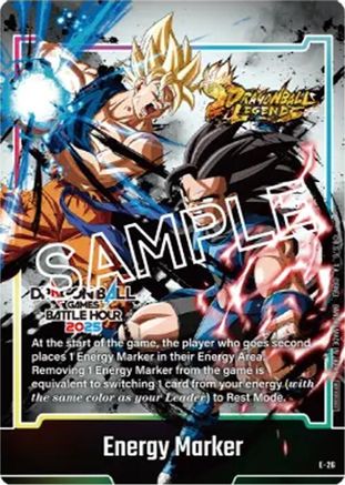 Energy Marker (E-26) (Dragon Ball Games Battle Hour 2025 Promo Card Set) (E-26) - Fusion World Energy Markers Holofoil