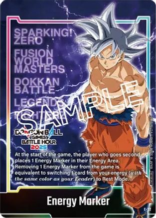 Energy Marker (E-22) (Dragon Ball Games Battle Hour 2025 Promo Card Set) (E-22) - Fusion World Energy Markers Holofoil
