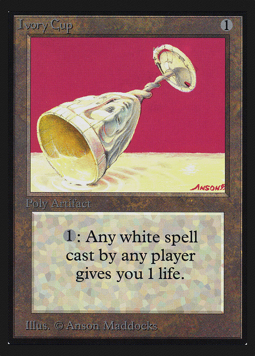 Ivory Cup (IE) (IED-) - Intl. Collectors' Edition