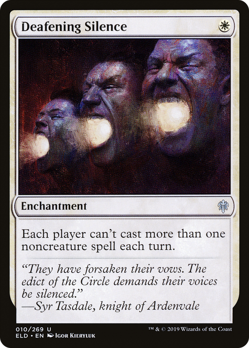 Deafening Silence (ELD-010) - Throne of Eldraine Foil