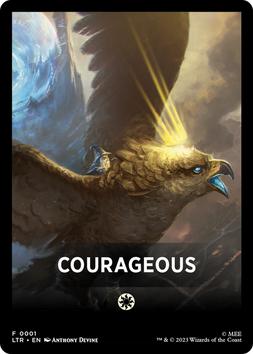 Courageous (FLTR-001) - Tales of Middle-earth Front Cards