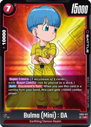 Bulma (Mini) : DA (FB05-017) - New Adventure