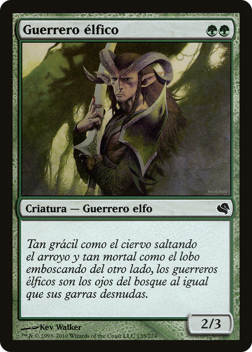 Elvish Visionary (Spanish) - "Guerrero elfico" (PS11-135) - Salvat 2011