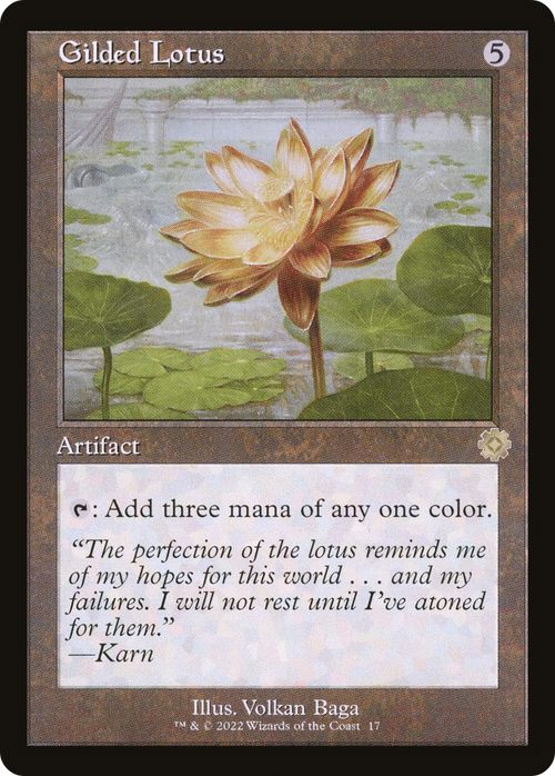 Gilded Lotus (BRR-017) - The Brothers' War Retro Artifacts