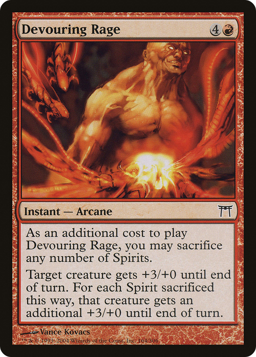 Devouring Rage (CHK-164) - Champions of Kamigawa