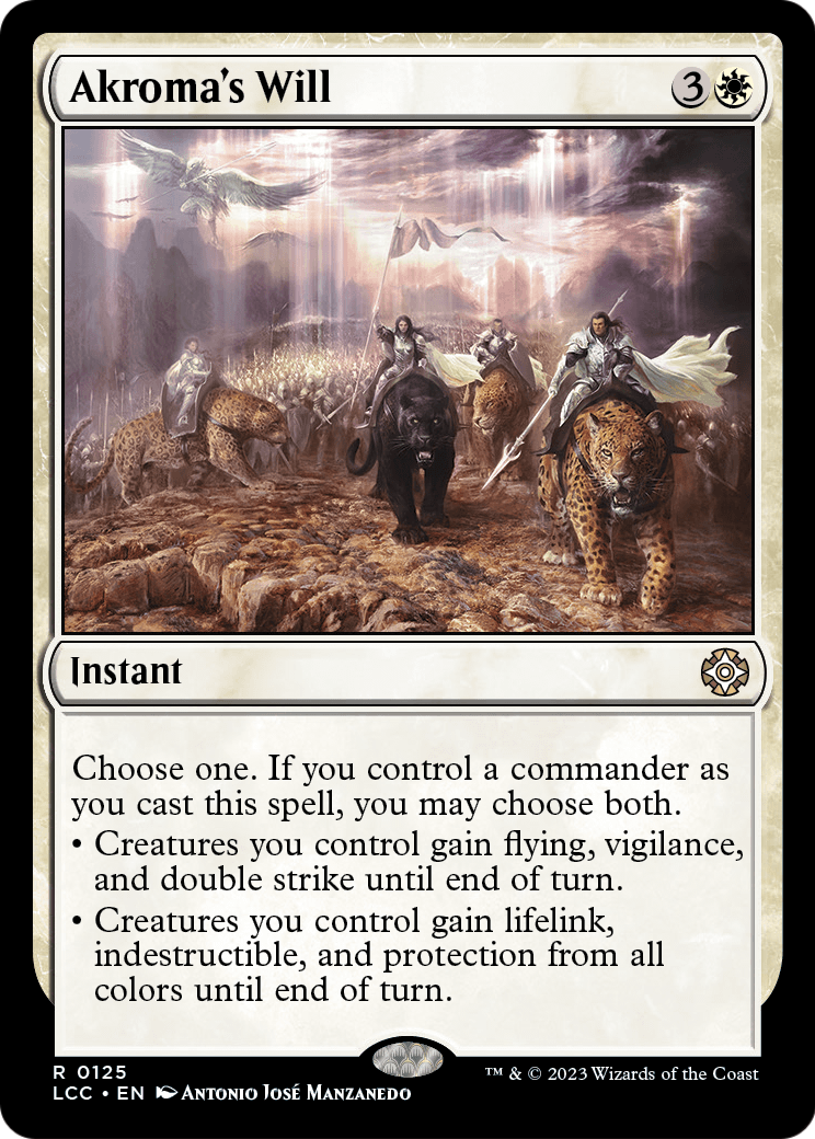 Akroma's Will (LCC-125) - The Lost Caverns of Ixalan Commander