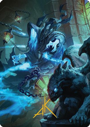 Mausoleum Wanderer Art Card (Gold-Stamped Signature) (AAINR-007) - Art Series: Innistrad Remastered