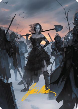Heartless Summoning Art Card (Gold-Stamped Signature) (AAINR-009) - Art Series: Innistrad Remastered