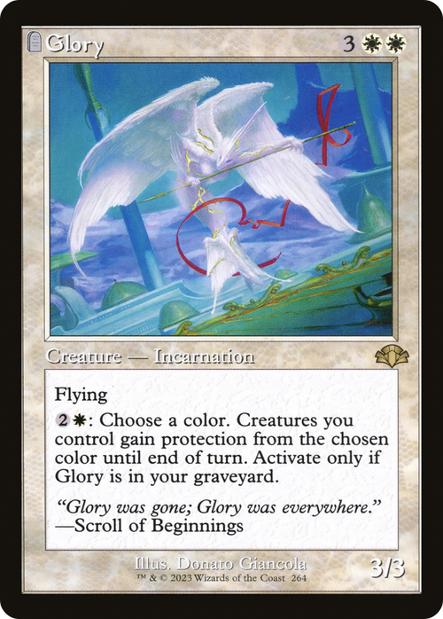 Glory (Retro Frame) (DMR-264) - Dominaria Remastered: (tombstone)