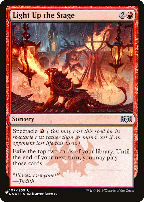 Light Up the Stage (LIST-RNA-107) - The List