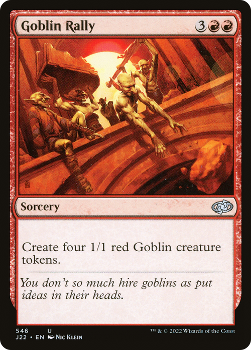 Goblin Rally (J22-546) - Jumpstart 2022