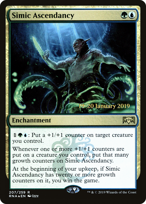 Simic Ascendancy (PRE-207S) - Ravnica Allegiance Promos Foil