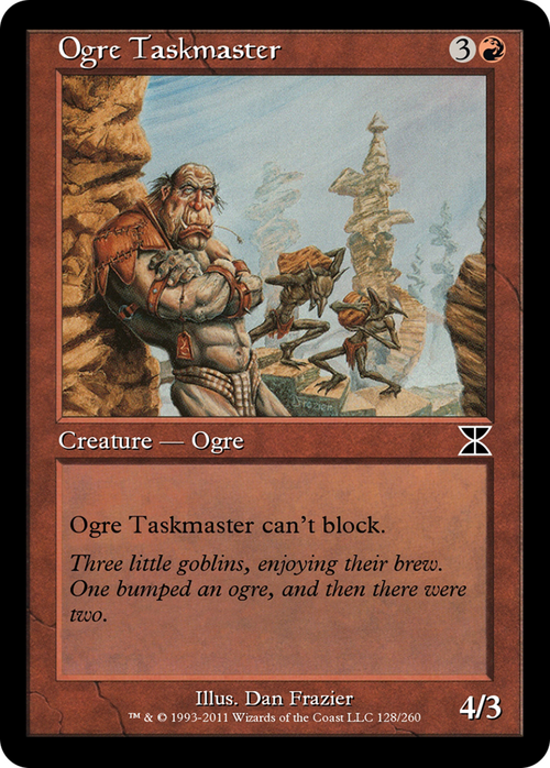 Ogre Taskmaster (ME4-128) - Masters Edition IV Foil
