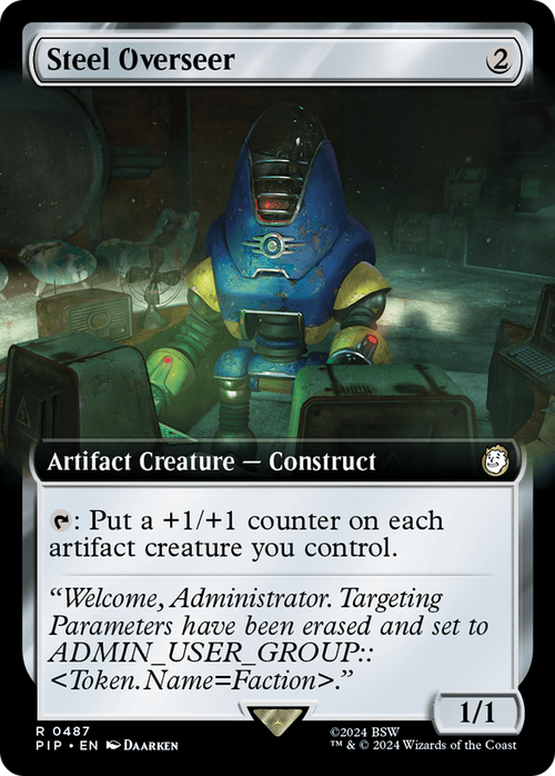 Steel Overseer (Extended Art) (PIP-487) - Fallout: (Extended Art) Foil