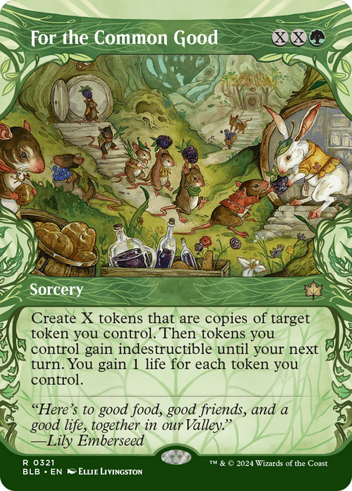 For the Common Good (Showcase) (BLB-321) - Bloomburrow: (Showcase) (Borderless)