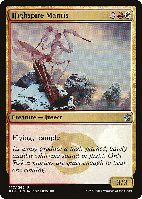 Highspire Mantis (KTK-177) - Khans of Tarkir