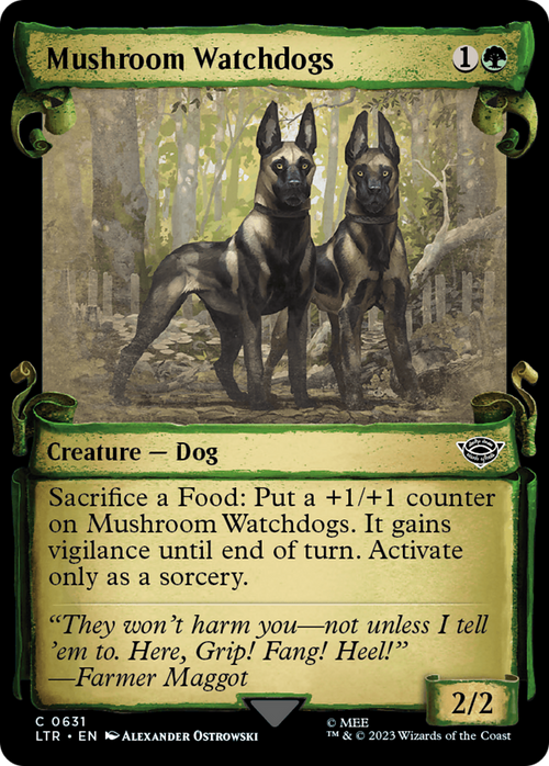Mushroom Watchdogs (Showcase Scrolls) (LTR-631) - The Lord of the Rings: Tales of Middle-earth: (Showcase)