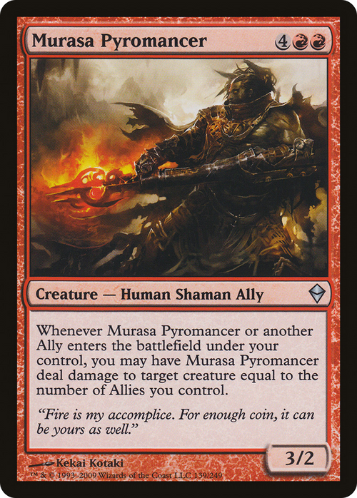 Murasa Pyromancer (ZEN-139) - Zendikar Foil