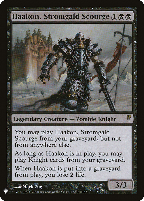 Haakon, Stromgald Scourge (LIST-CSP-61) - The List