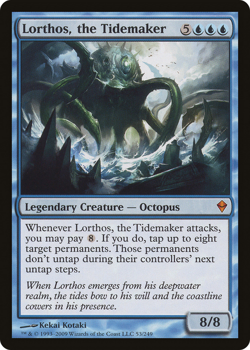 Lorthos, the Tidemaker (ZEN-053) - Zendikar Foil