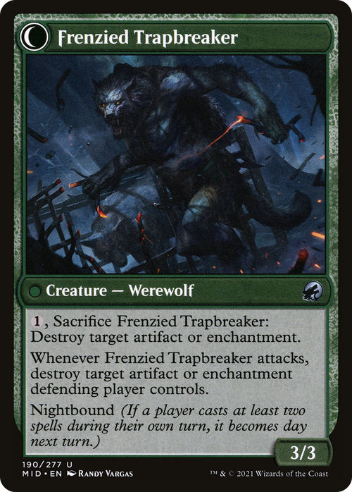 Outland Liberator (MID-190) - Innistrad: Midnight Hunt: (Double Faced Transform)